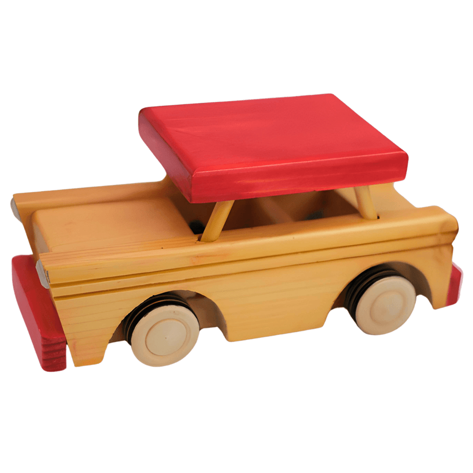 Wooden SUV Car for Kids 1 Year+(Random colours will be send) - Kids Bestie