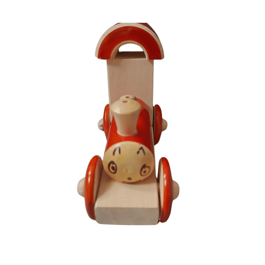 Wooden Train Engine for Kids-1(Random colour & Design will be send) - Kids Bestie