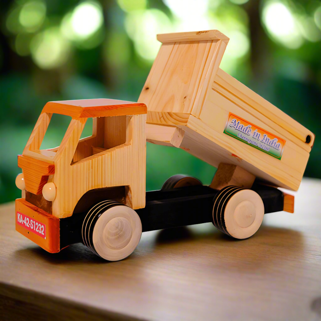 Kids wooden truck sales