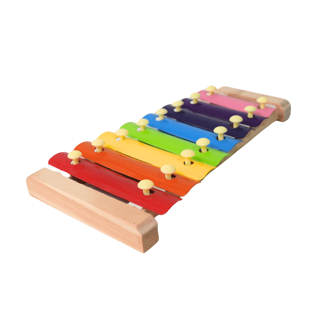 Wooden Xylophone Musical Toy 1, with 8 Note, Multicolour, 3+, 1 Xylophone, 2 Sticks Brand (Copy) - Kids Bestie