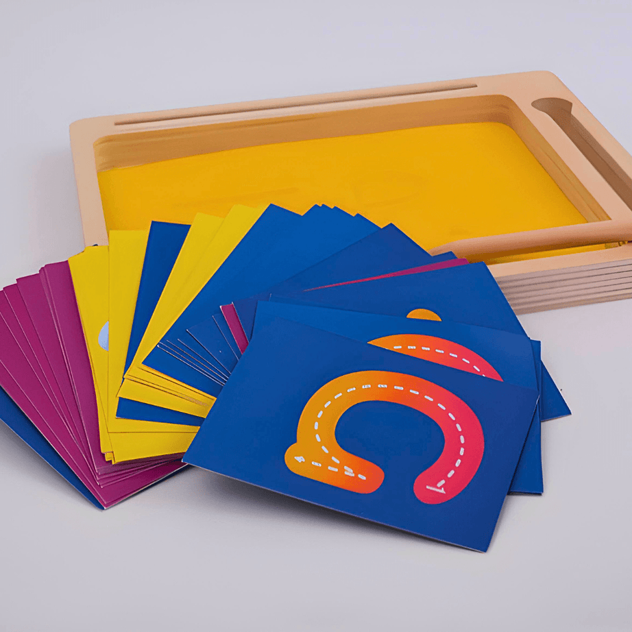 WORDPAD Sand Tray with Wooden Pen for Kids - Kids Bestie